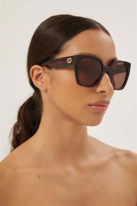 gucci havana flip up sunglasses|Gucci havana sunglasses women.